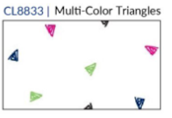 Fridaze AA268 Flower Button Linen Shirt - MULTI-COLOR TRIANGLES