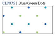 Fridaze AA36- Ripple Tide Linen Pullover- BLUE/GREEN DOTS