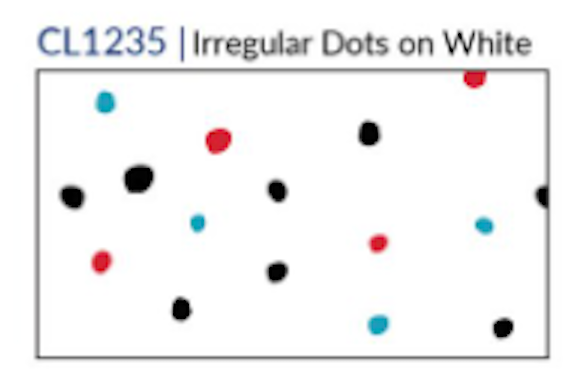 Fridaze AA272- Boat Neck Linen Pullover - IRREGULAR DOTS ON WHITE