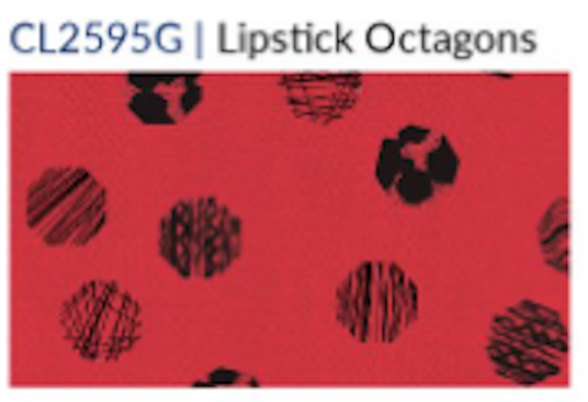 Fridaze AA267- Scoop Pocket Linen Shirt- LIPSTICK OCTAGONS