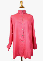 Fridaze AA147 - Marley's Linen Shirt - STRAWBERRY