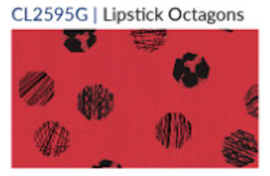 Fridaze AA300 - Olivia Pullover Linen Blouse - LIPSTICK OCTAGONS