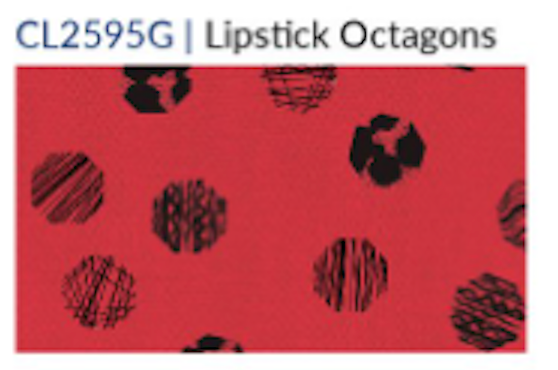 Fridaze AA380 - Ava Cowl Neck Linen Pullover - LIPSTICK OCTAGONS