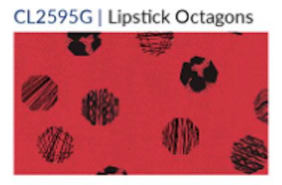 Fridaze AA08 - Three Quarters Linen - LIPSTICK OCTAGONS