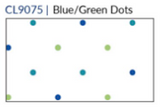 Fridaze AA380 - Ava Cowl Neck Linen Pullover - BLUE/GREEN DOTS