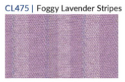 Fridaze AA73- Linen Swing Jacket w/ Horn Buttons - FOGGY LAVENDER STRIPES
