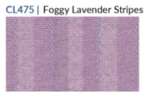 Fridaze AA73- Linen Swing Jacket w/ Horn Buttons - FOGGY LAVENDER STRIPES