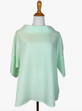 Fridaze AA374- Mila Linen Pullover Top - HONEYDEW