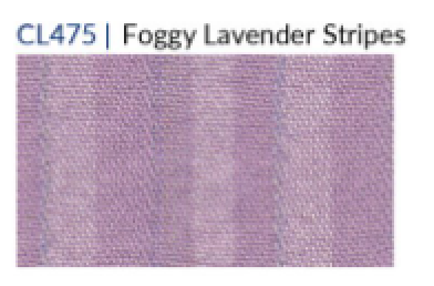 Fridaze AA206 - Front/Back Pleat Linen Tunic - FOGGY LAVENDER STRIPES