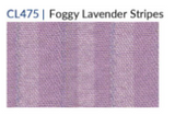 Fridaze AA206 - Front/Back Pleat Linen Tunic - FOGGY LAVENDER STRIPES