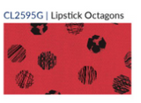 Fridaze AA87- Hidden Button Linen Long Jacket - LIPSTICK OCTAGONS