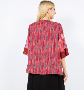 Sterling Style Frog Closure Jacket - 5841J CHERRY