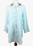 Fridaze AA230- Angela Scoop Pocket Linen Tunic - SEAGLASS