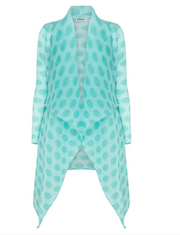 Alquema Short Collare Coat - BLUE LAGOON