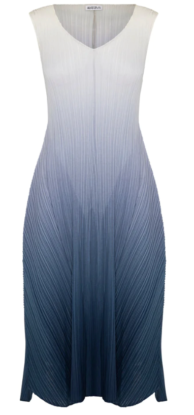 Alquema Long Estrella Dress - MARSHMELLO TO INDIGO