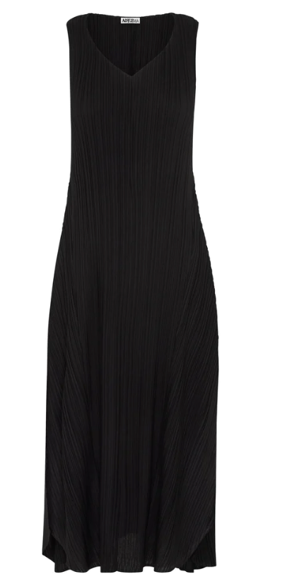 Alquema Long Estrella Dress - BLACK