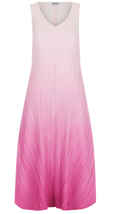 Alquema Long Estrella Dress - SMOKEY ROSE
