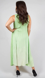 Alquema Long Estrella Dress - JADE TO WHEAT
