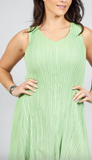 Alquema Long Estrella Dress - JADE TO WHEAT