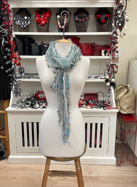 Monkey Mango Fringe Scarf - PRINT 9
