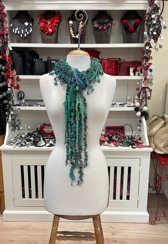 Monkey Mango Fringe Scarf - PRINT 12