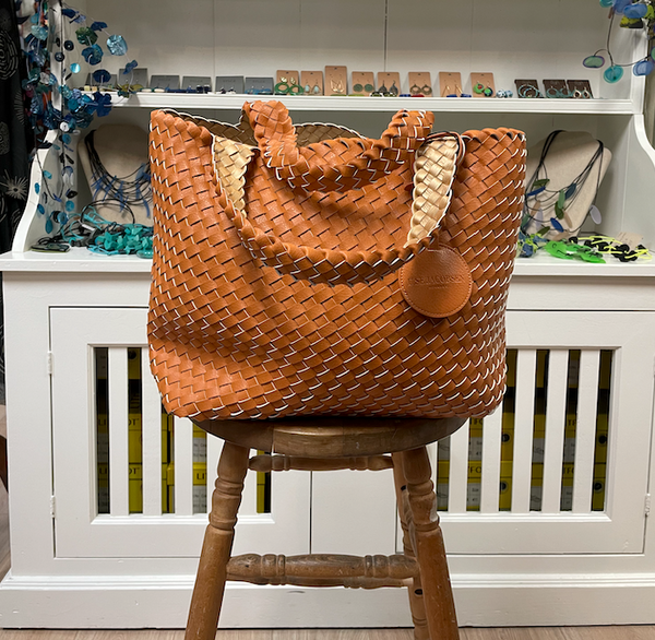 Ali Golden hot Leather Tote