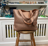 Ilse Jacobsen Reversible Tote -  PUMPKIN/COPPER