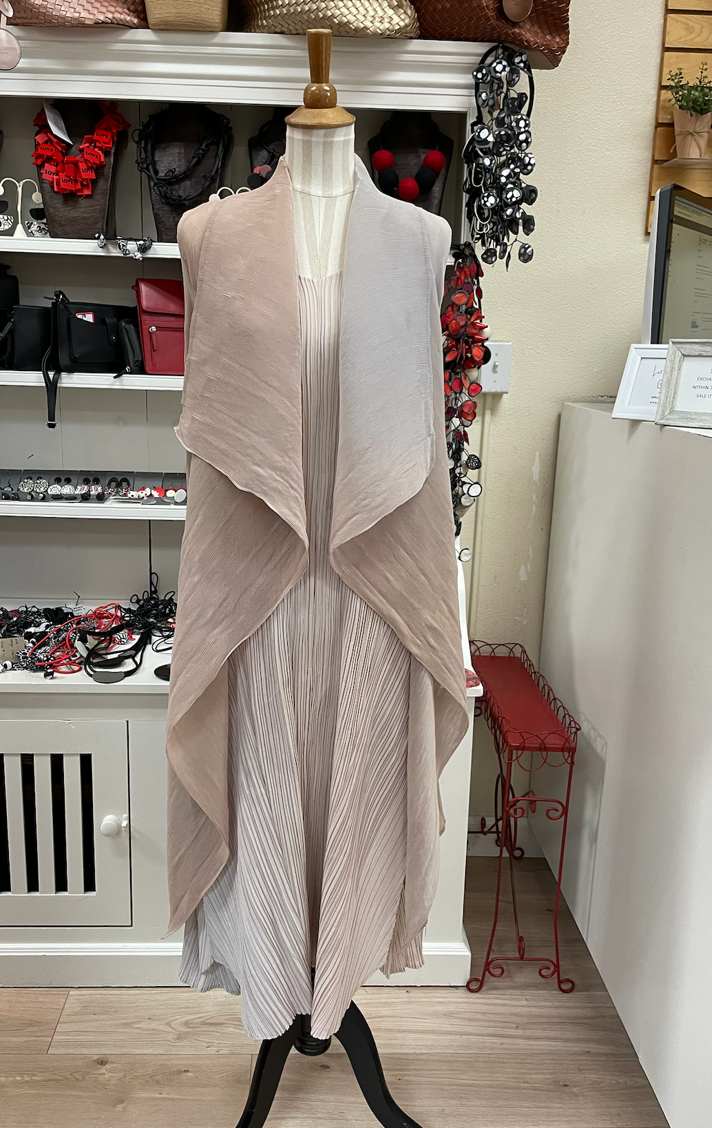 Alquema Long Estrella Dress - SILVER SAND