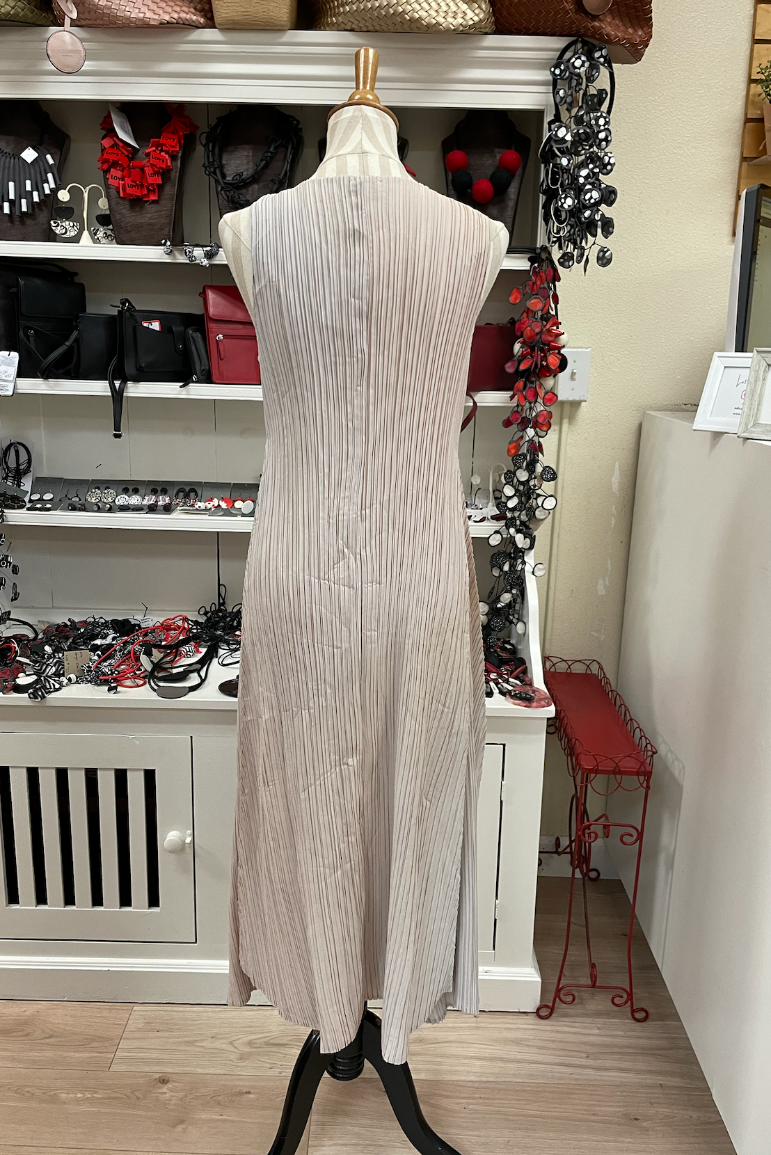 Alquema Long Estrella Dress - SILVER SAND