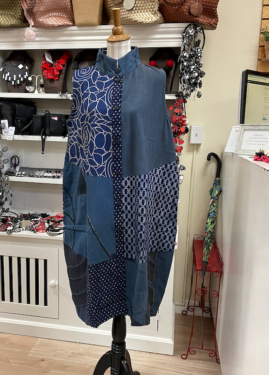 Yaza Kasur Vest - INDIGO