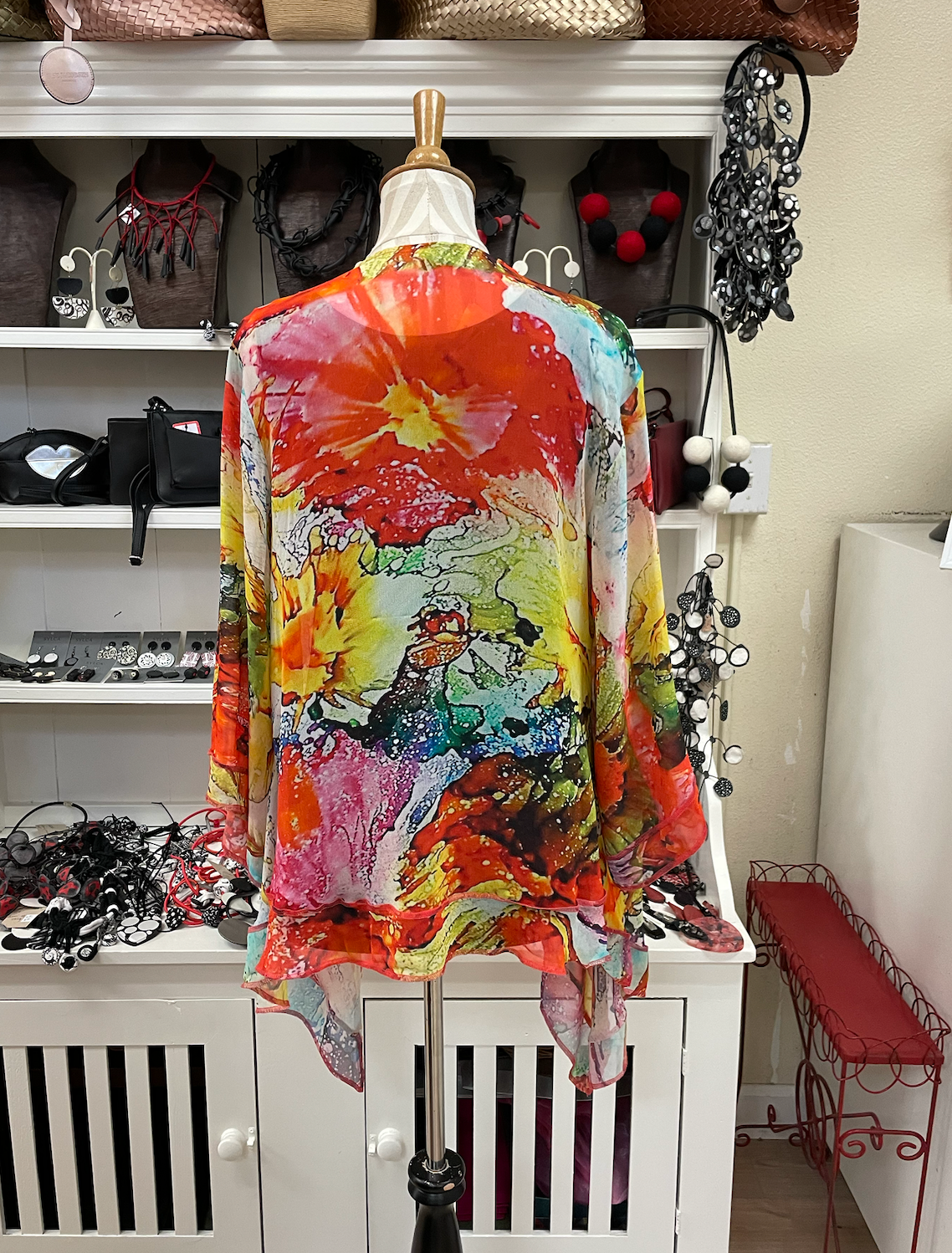 Sterling Style Short Butterfly Jacket - VI052SBJ ALCOHOL INK ART