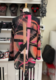 DAMEE Neon Space Long Shirt Tunic-7098- PINK