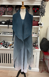 Alquema Long Collare Coat - CHARCOAL GOES LIGHT