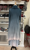 Alquema Long Collare Coat - CHARCOAL GOES LIGHT