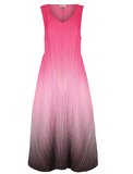 Alquema Long Estrella Dress - CABARET PINK
