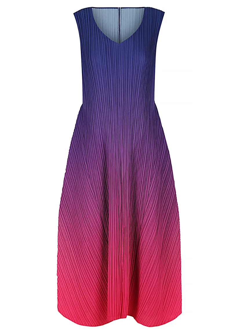Alquema Long Estrella Dress - LAPIS BARBIE