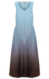 Alquema Long Estrella Dress - BLUE TOPAZ