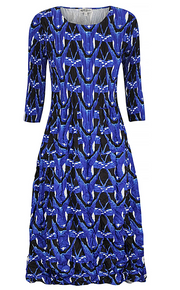 Alquema 3/4 Sleeve Smash Pocket  Dress - FLY HIGH