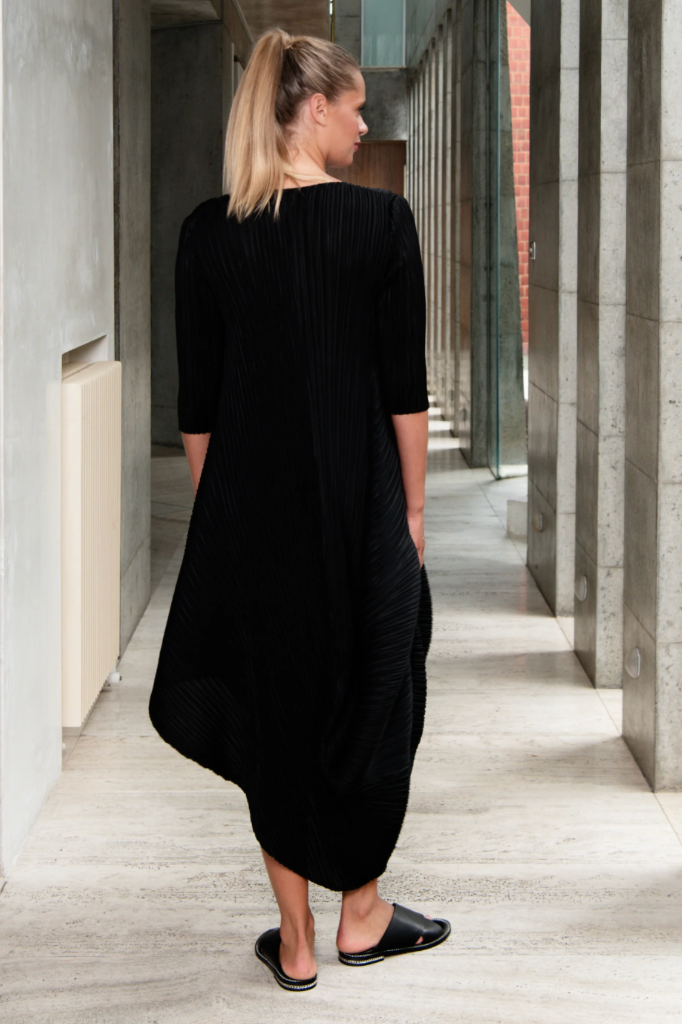 Alquema Draper Dress - BLACK