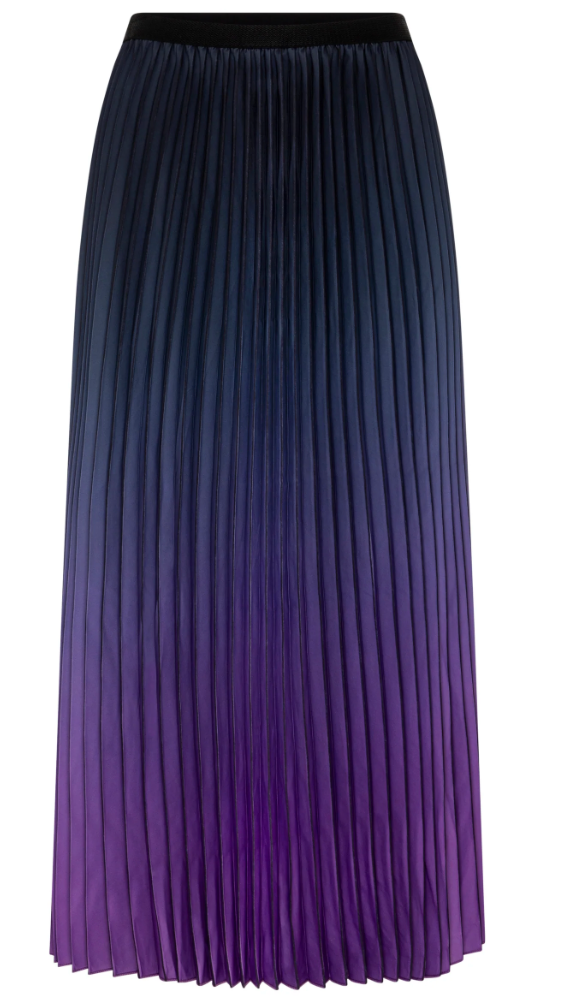 Alquema Boxy Skirt - BLUEBERRY TO LAVENDER