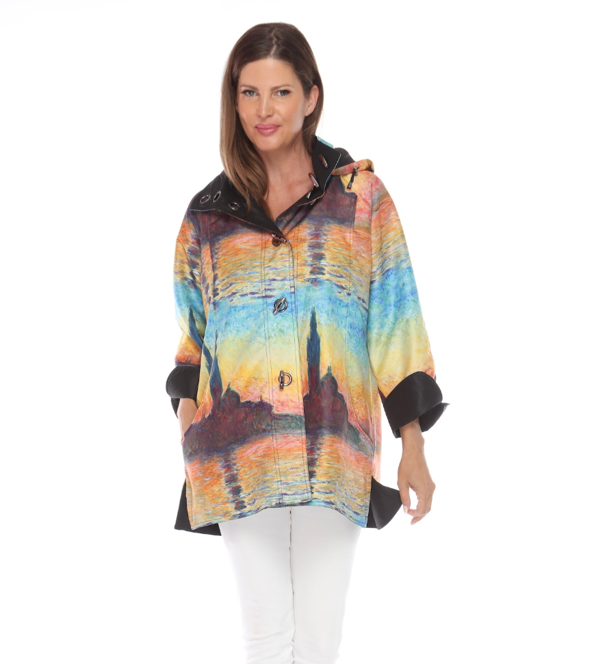 Oopera Raincoat - SAN GIORGIO MAGGIORE AT DUSK - J3240RW-1