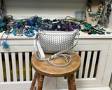 Ilse Jacobsen Woven Crossbody - SILVER