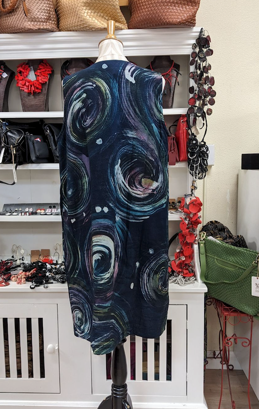 Yaza Batik Jumper Dress - SWIRLS