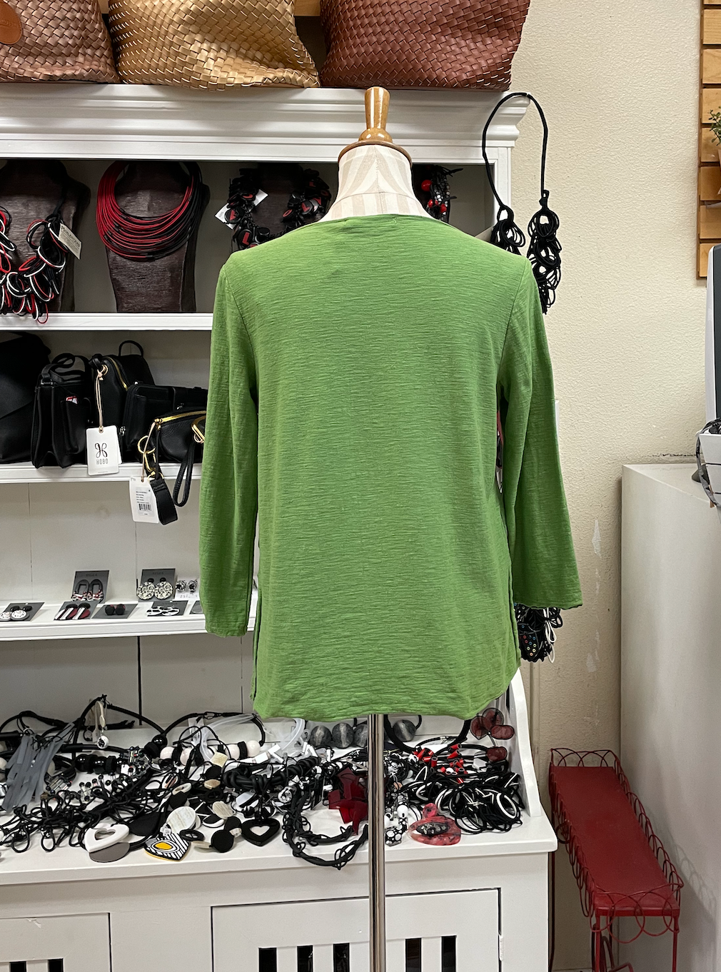 CUT LOOSE - Linen Combo 3/4 Slv Tee - 5707816