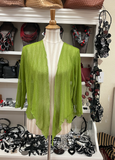 Real Creations Mesh Cardigan - A513 - GREEN - XXL ONLY