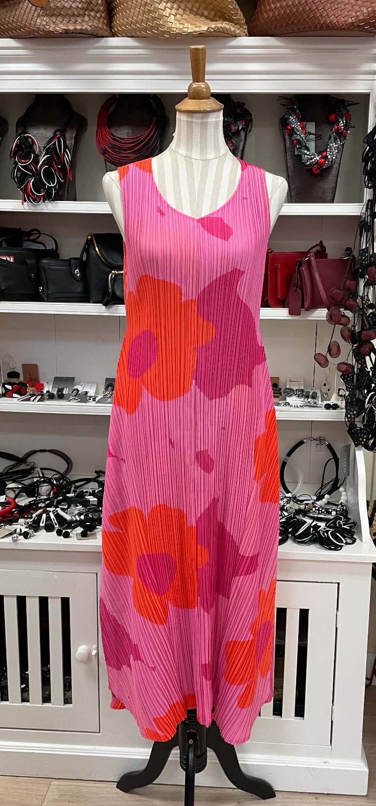 Alquema Long Estrella Dress - PINK WAY