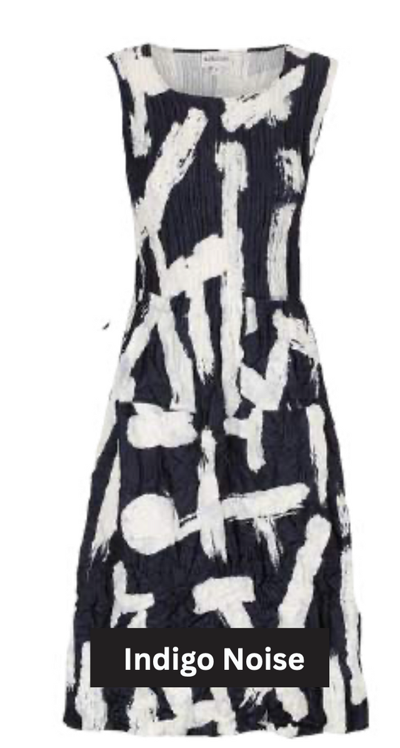 Alquema Smash Pocket Dress - INDIGO NOISE
