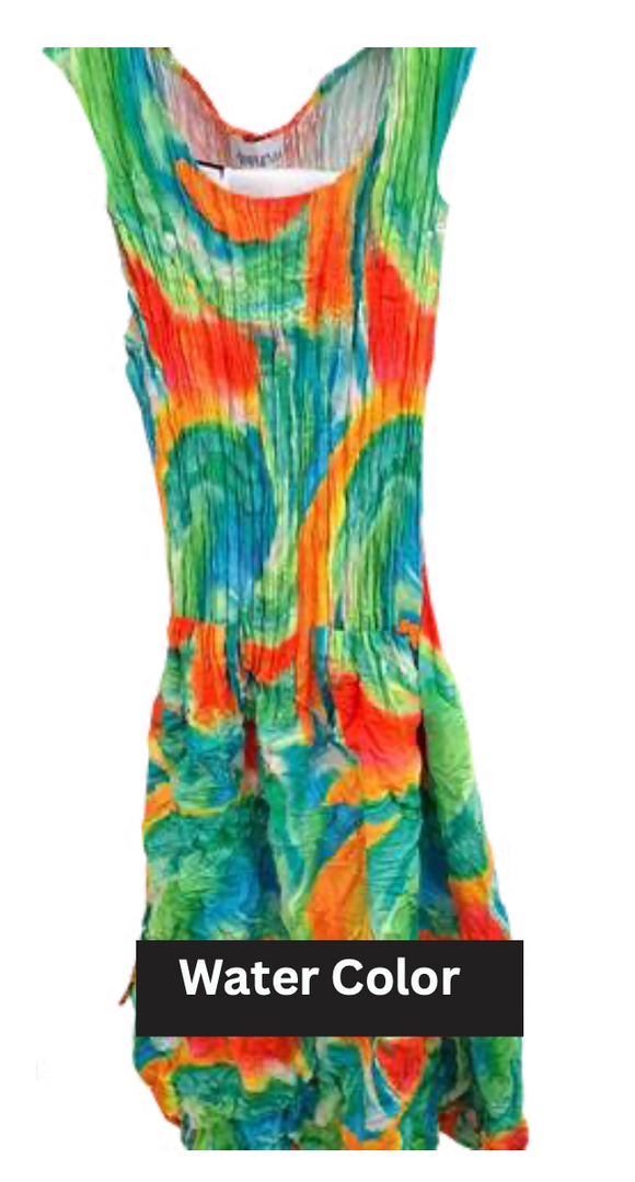 Alquema Smash Pocket Dress - WATER COLOR