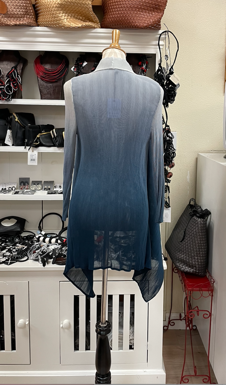 Alquema Short Collare Coat - MARSHMELLO TO INDIGO