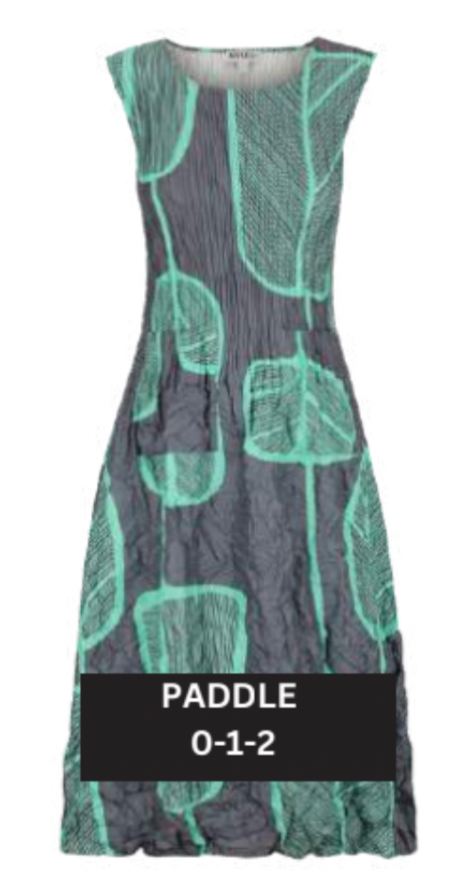 Alquema Smash Pocket Dress - PADDLE